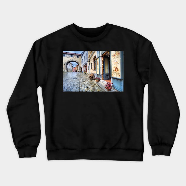 Cesky Krumlov Crewneck Sweatshirt by dags